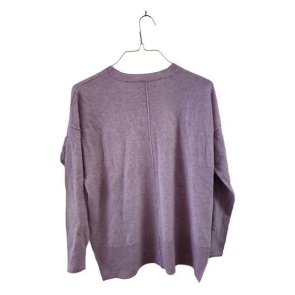 Tahari Purple Pure Luxe Sweater Large - Picture 4 of 4